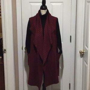 Womens long vest